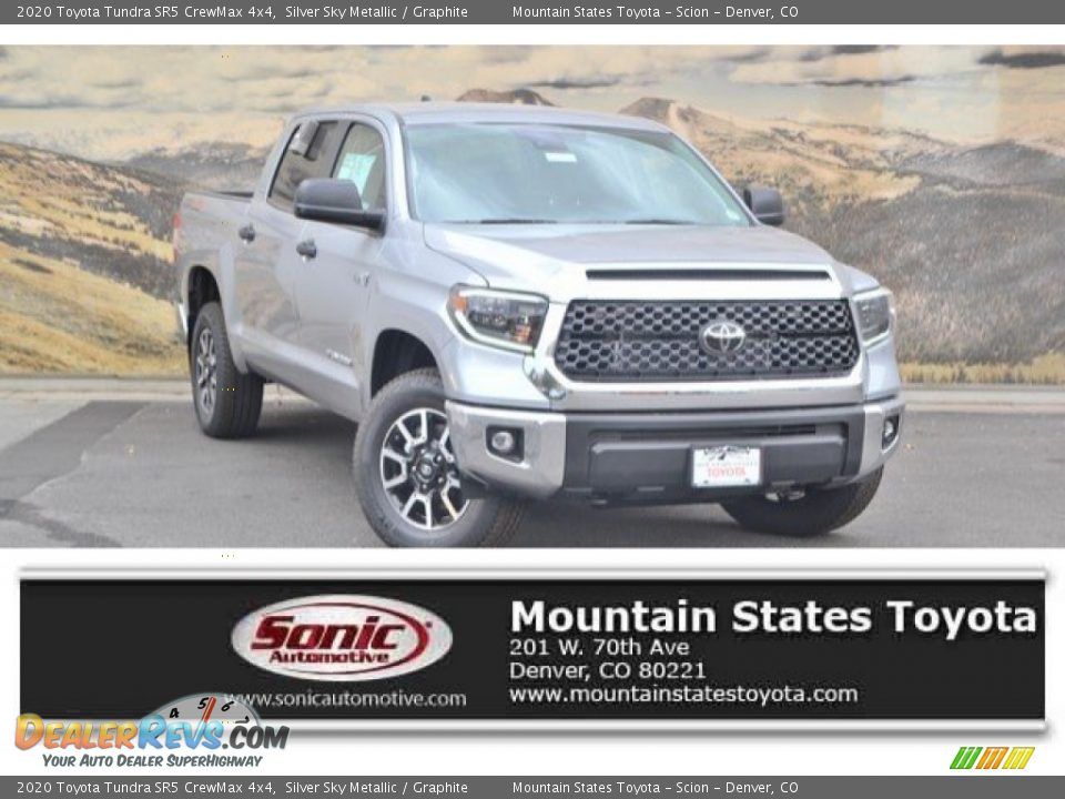 2020 Toyota Tundra SR5 CrewMax 4x4 Silver Sky Metallic / Graphite Photo #1