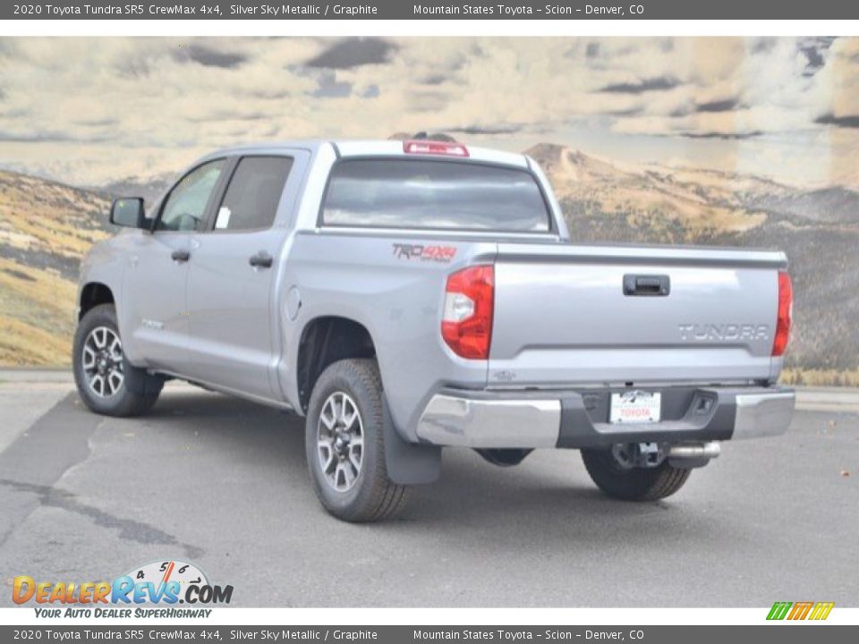 2020 Toyota Tundra SR5 CrewMax 4x4 Silver Sky Metallic / Graphite Photo #3