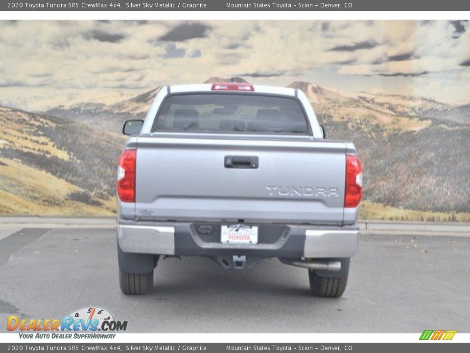 2020 Toyota Tundra SR5 CrewMax 4x4 Silver Sky Metallic / Graphite Photo #4