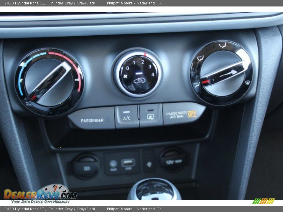 2020 Hyundai Kona SEL Thunder Gray / Gray/Black Photo #17
