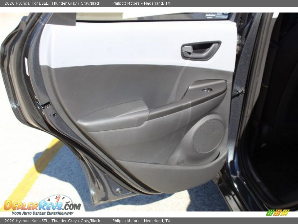 2020 Hyundai Kona SEL Thunder Gray / Gray/Black Photo #20