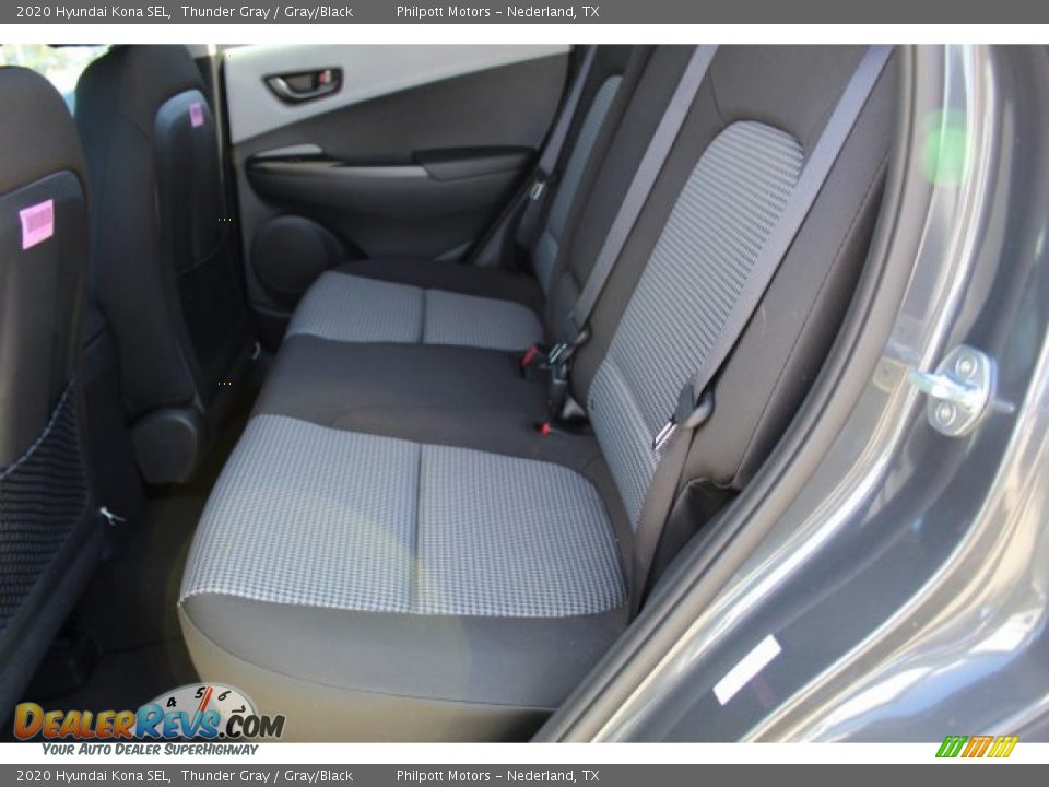 2020 Hyundai Kona SEL Thunder Gray / Gray/Black Photo #21