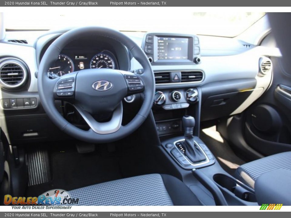 2020 Hyundai Kona SEL Thunder Gray / Gray/Black Photo #22