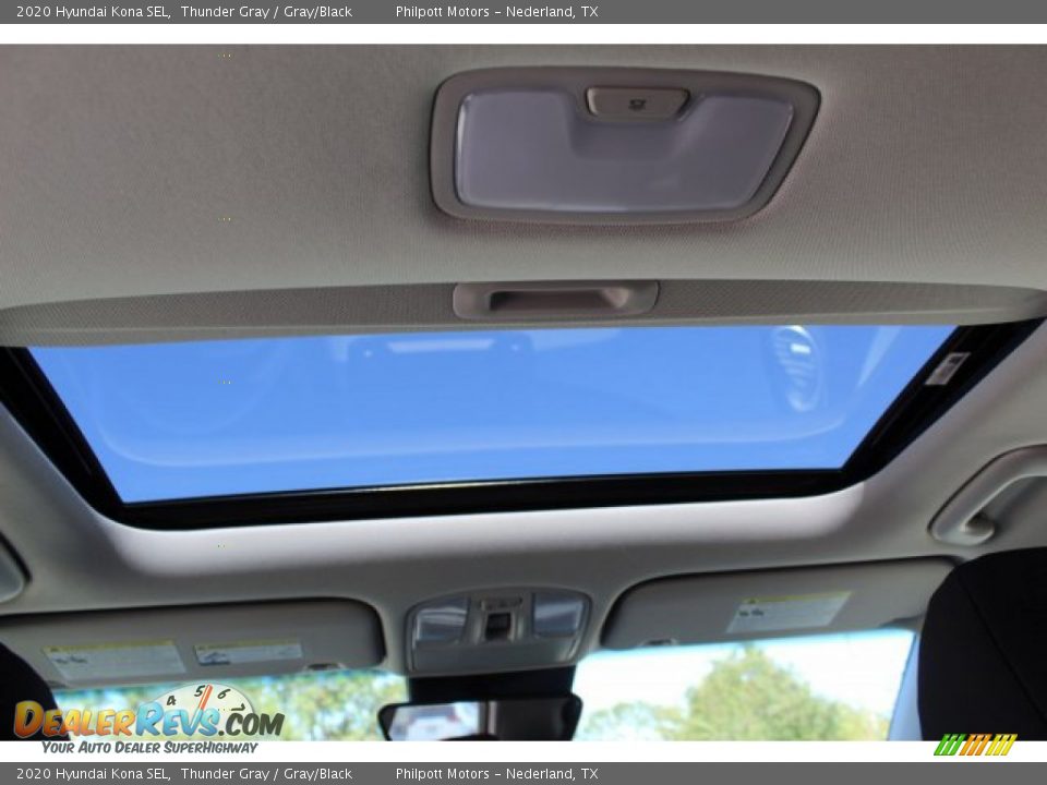 2020 Hyundai Kona SEL Thunder Gray / Gray/Black Photo #24