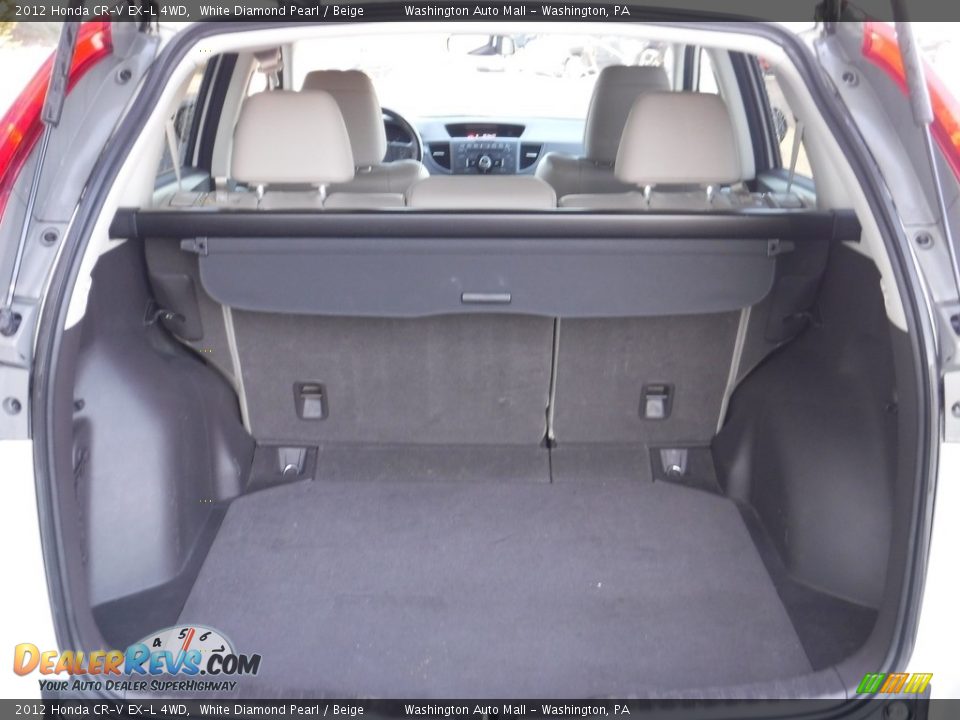 2012 Honda CR-V EX-L 4WD White Diamond Pearl / Beige Photo #22