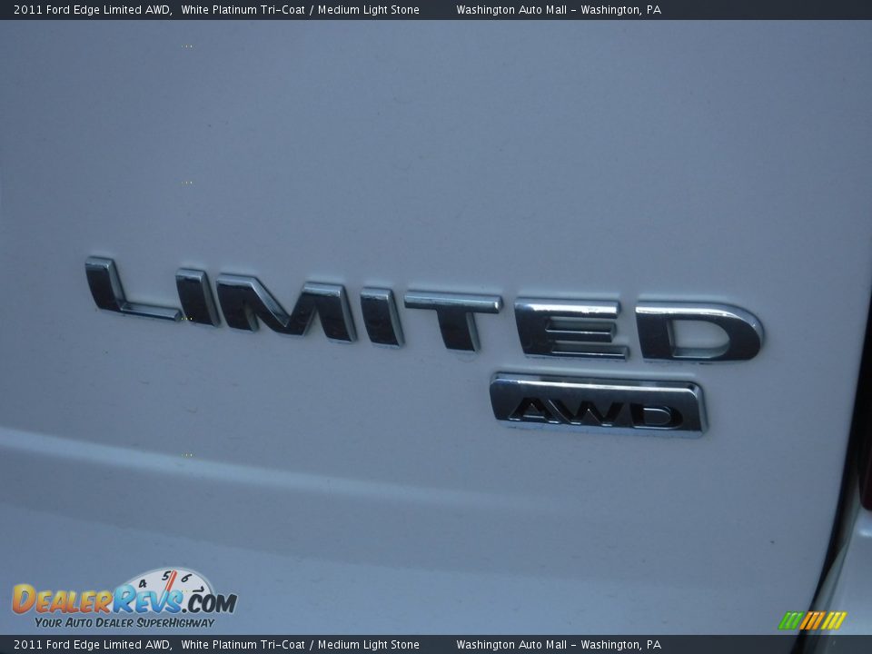 2011 Ford Edge Limited AWD White Platinum Tri-Coat / Medium Light Stone Photo #11