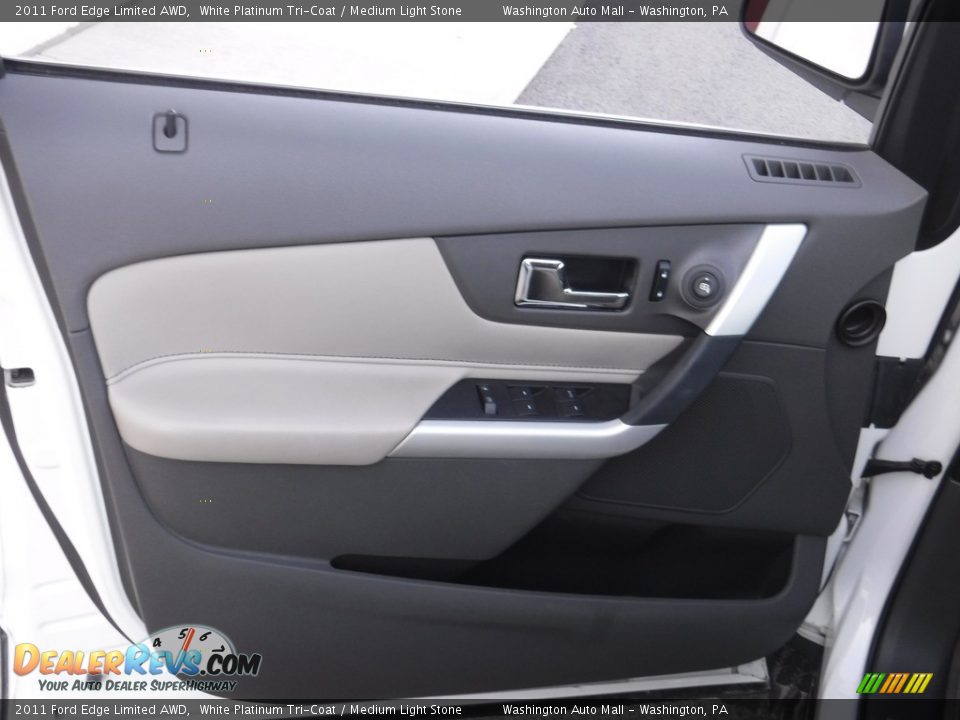 2011 Ford Edge Limited AWD White Platinum Tri-Coat / Medium Light Stone Photo #15