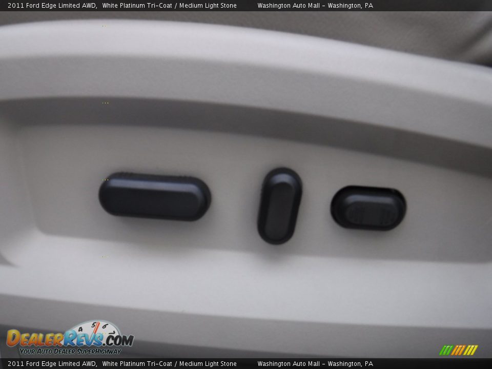 2011 Ford Edge Limited AWD White Platinum Tri-Coat / Medium Light Stone Photo #17