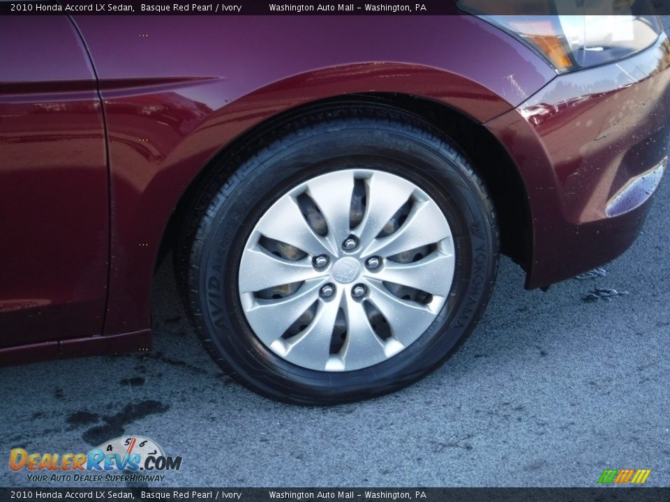 2010 Honda Accord LX Sedan Basque Red Pearl / Ivory Photo #3