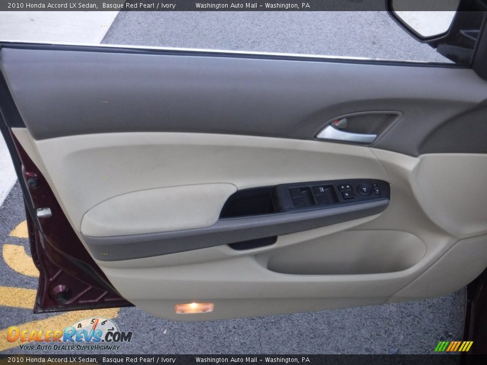 2010 Honda Accord LX Sedan Basque Red Pearl / Ivory Photo #12