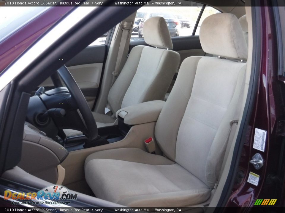 2010 Honda Accord LX Sedan Basque Red Pearl / Ivory Photo #13