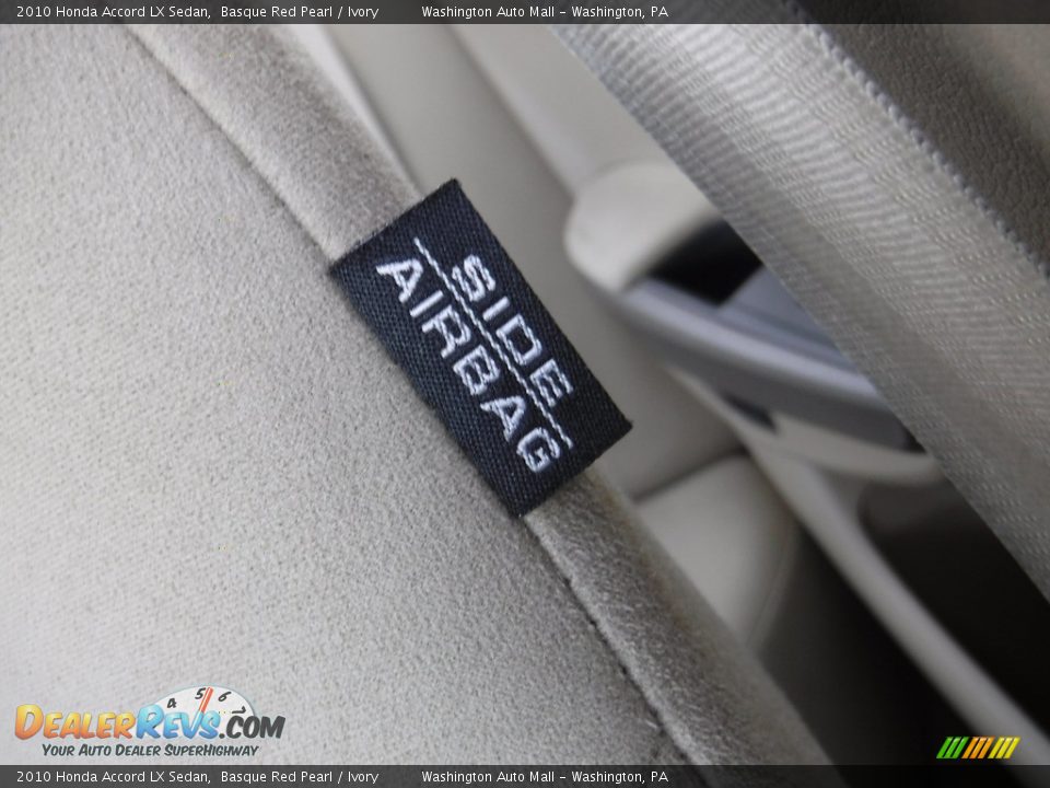 2010 Honda Accord LX Sedan Basque Red Pearl / Ivory Photo #14