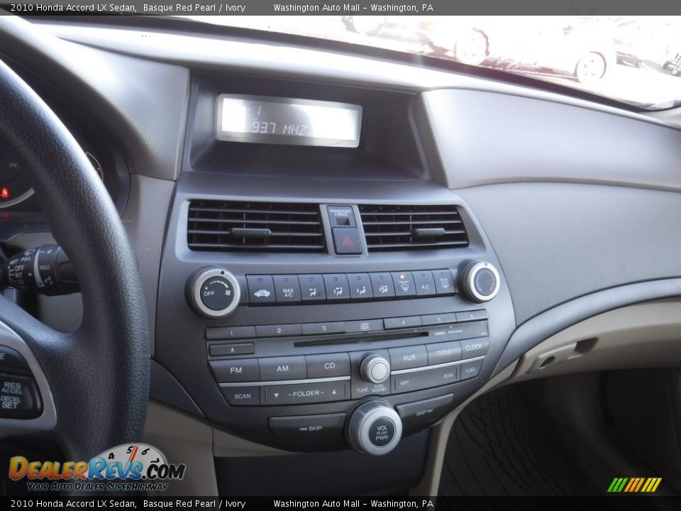 2010 Honda Accord LX Sedan Basque Red Pearl / Ivory Photo #16