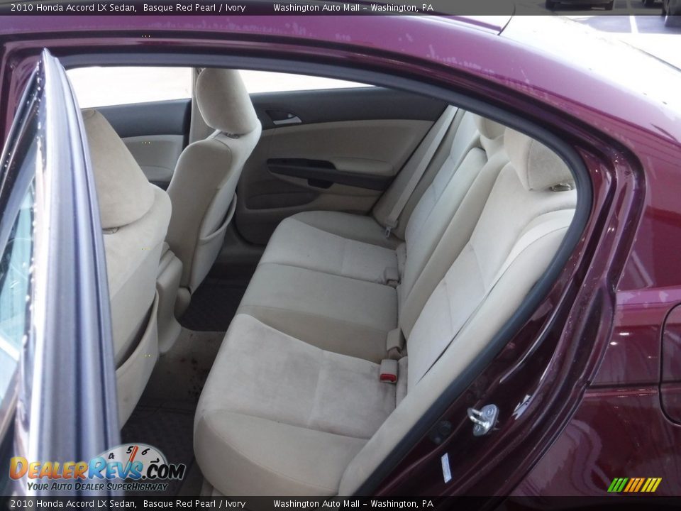 2010 Honda Accord LX Sedan Basque Red Pearl / Ivory Photo #21
