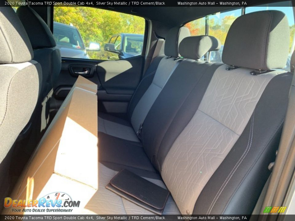 Rear Seat of 2020 Toyota Tacoma TRD Sport Double Cab 4x4 Photo #7