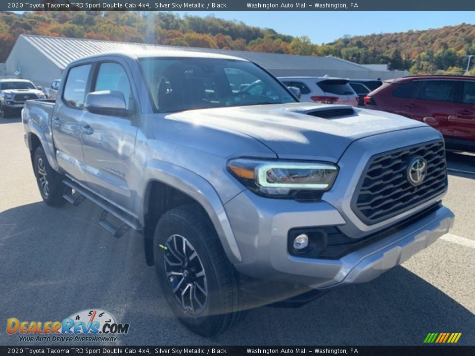 2020 Toyota Tacoma TRD Sport Double Cab 4x4 Silver Sky Metallic / Black Photo #1