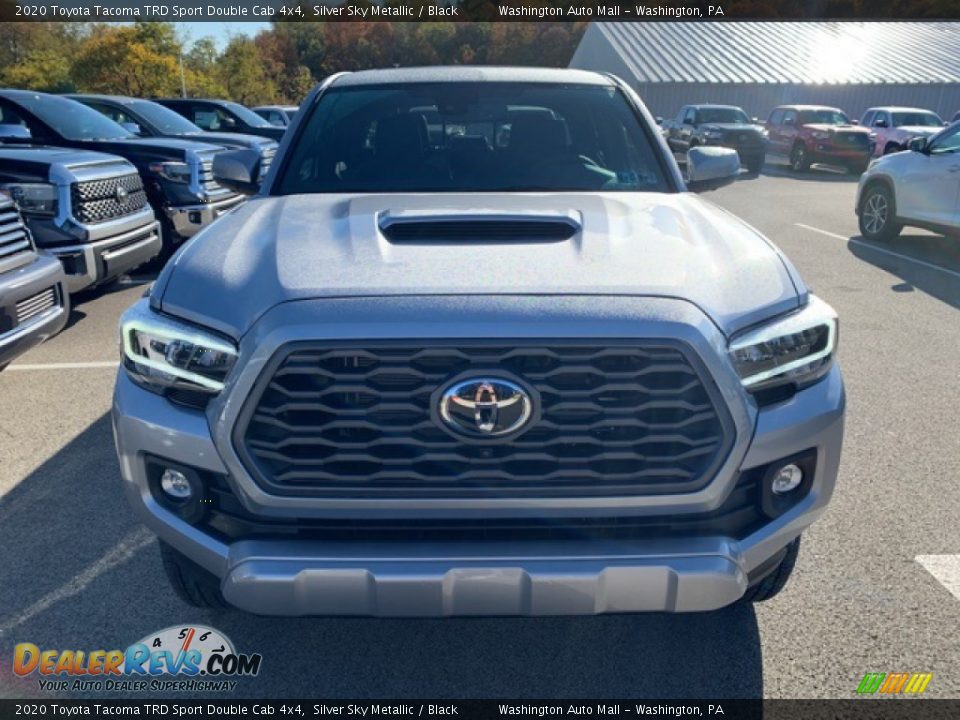 2020 Toyota Tacoma TRD Sport Double Cab 4x4 Silver Sky Metallic / Black Photo #2