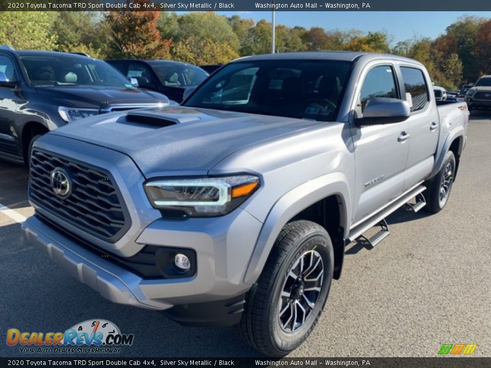 2020 Toyota Tacoma TRD Sport Double Cab 4x4 Silver Sky Metallic / Black Photo #3