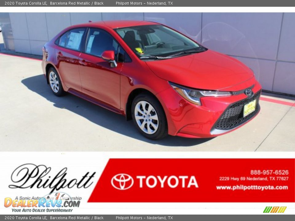 2020 Toyota Corolla LE Barcelona Red Metallic / Black Photo #1