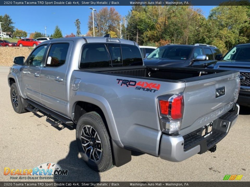 2020 Toyota Tacoma TRD Sport Double Cab 4x4 Silver Sky Metallic / Black Photo #8