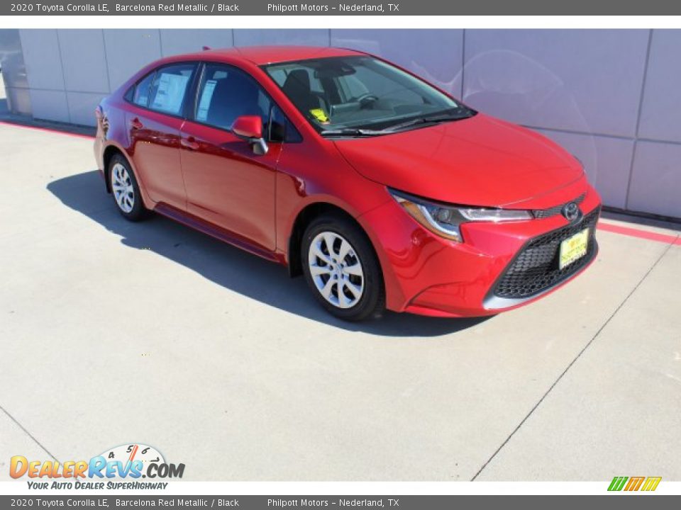 2020 Toyota Corolla LE Barcelona Red Metallic / Black Photo #2