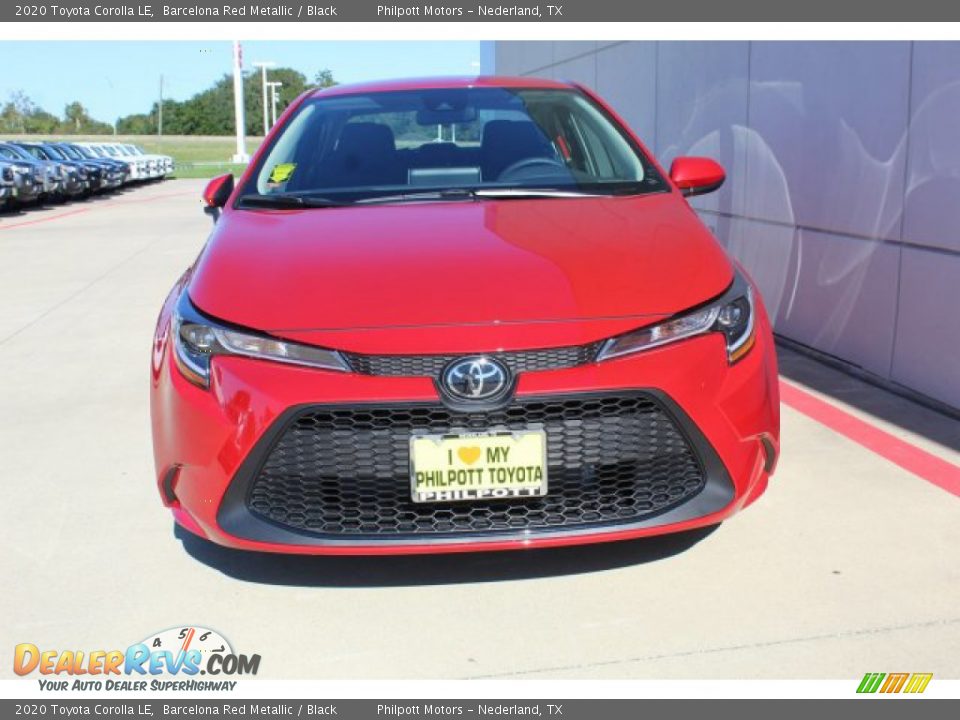 2020 Toyota Corolla LE Barcelona Red Metallic / Black Photo #3