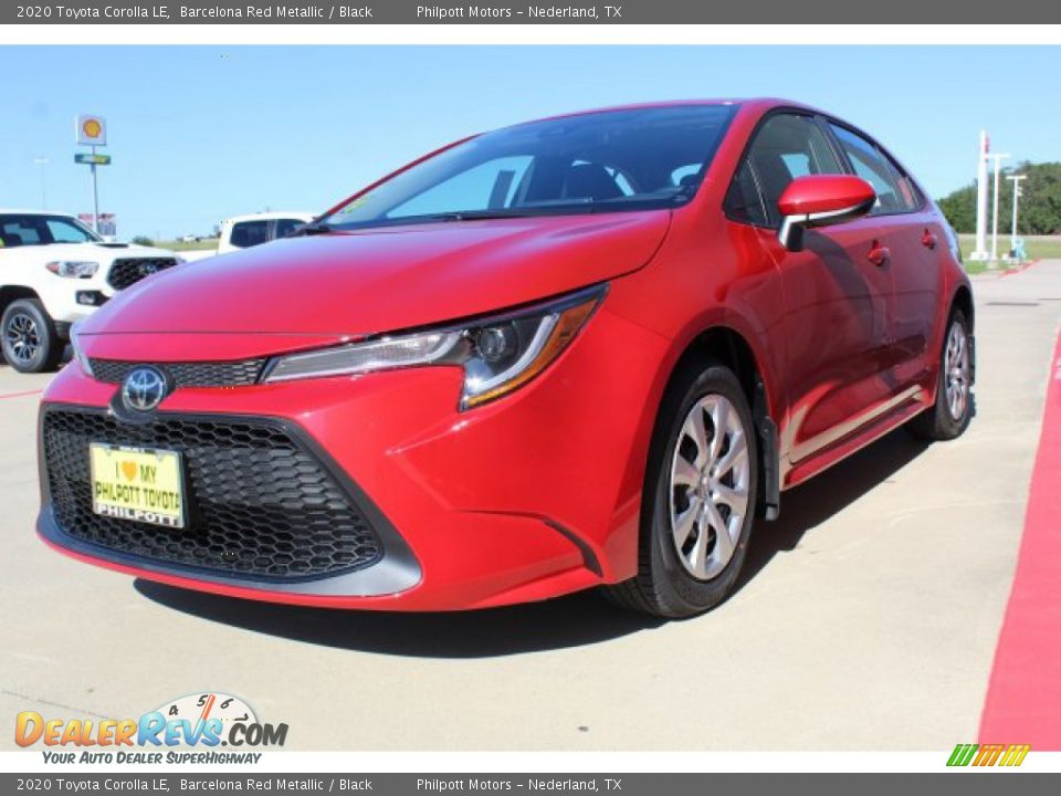 2020 Toyota Corolla LE Barcelona Red Metallic / Black Photo #4