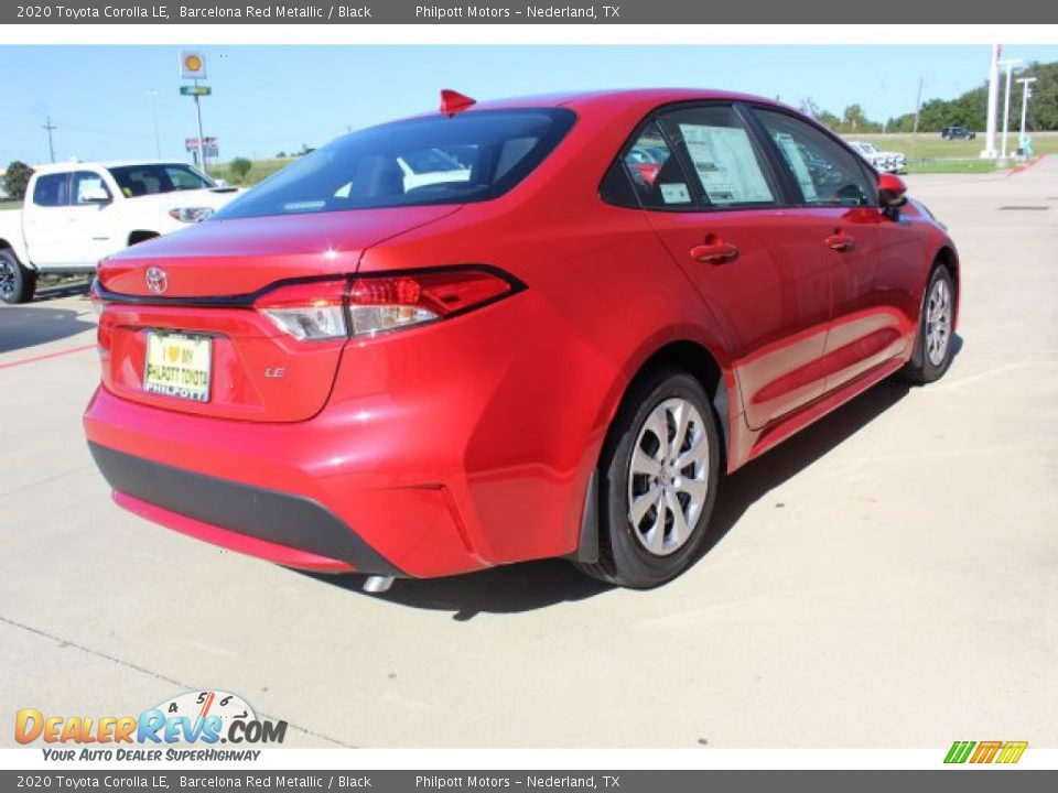 2020 Toyota Corolla LE Barcelona Red Metallic / Black Photo #8