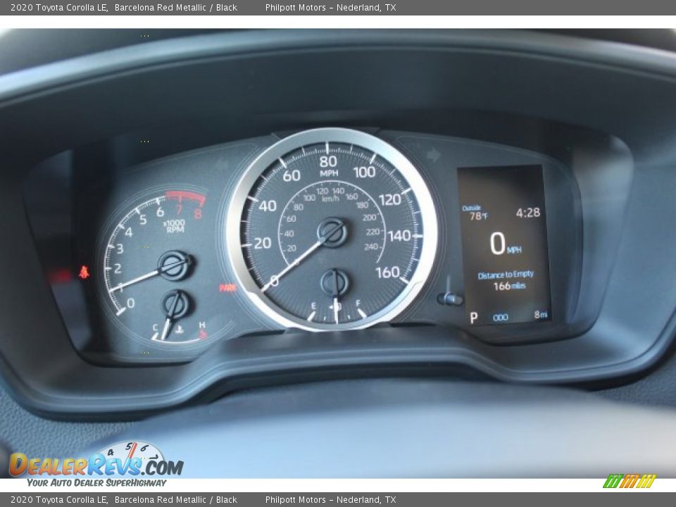 2020 Toyota Corolla LE Barcelona Red Metallic / Black Photo #13