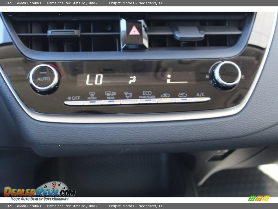 2020 Toyota Corolla LE Barcelona Red Metallic / Black Photo #16