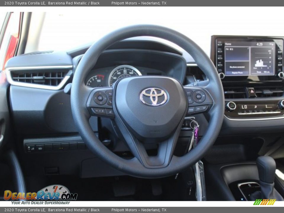 2020 Toyota Corolla LE Barcelona Red Metallic / Black Photo #21
