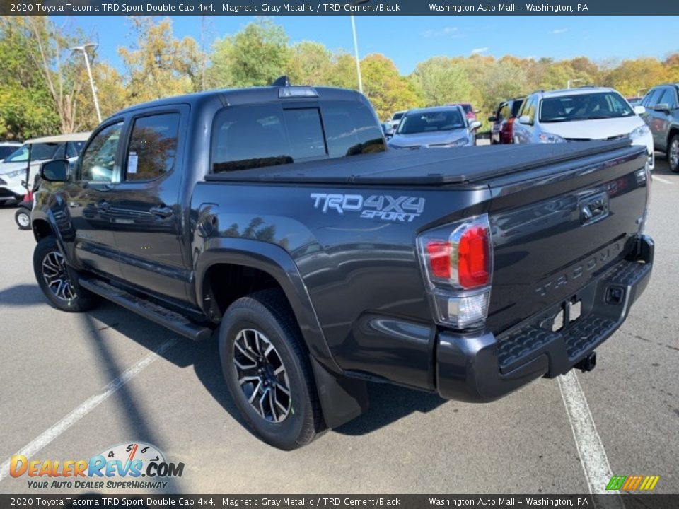 2020 Toyota Tacoma TRD Sport Double Cab 4x4 Magnetic Gray Metallic / TRD Cement/Black Photo #8