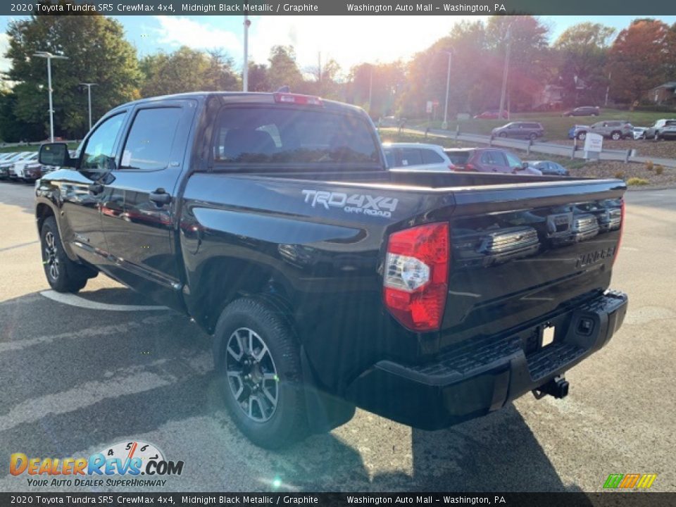 2020 Toyota Tundra SR5 CrewMax 4x4 Midnight Black Metallic / Graphite Photo #9