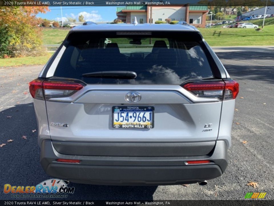 2020 Toyota RAV4 LE AWD Silver Sky Metallic / Black Photo #9