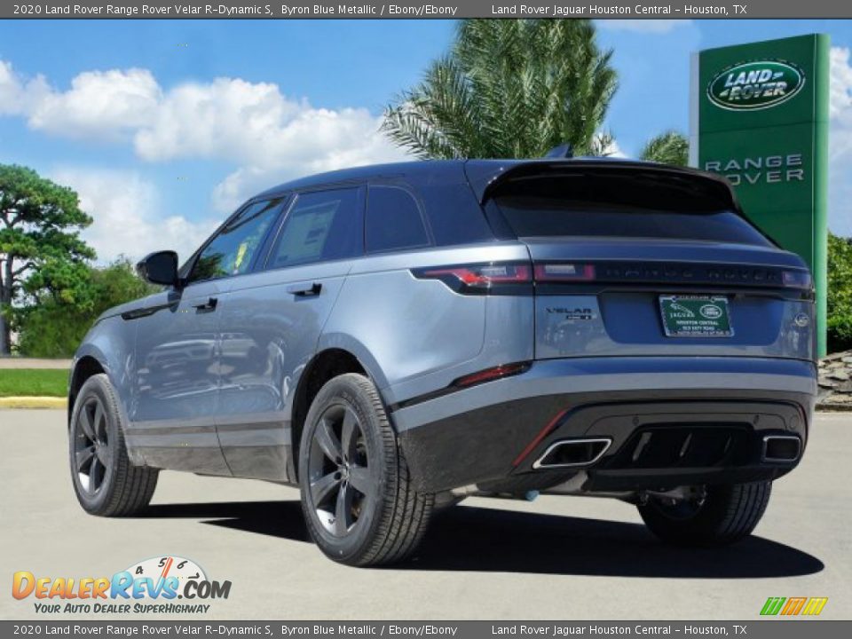 2020 Land Rover Range Rover Velar R-Dynamic S Byron Blue Metallic / Ebony/Ebony Photo #3