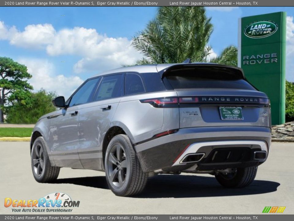 2020 Land Rover Range Rover Velar R-Dynamic S Eiger Gray Metallic / Ebony/Ebony Photo #3