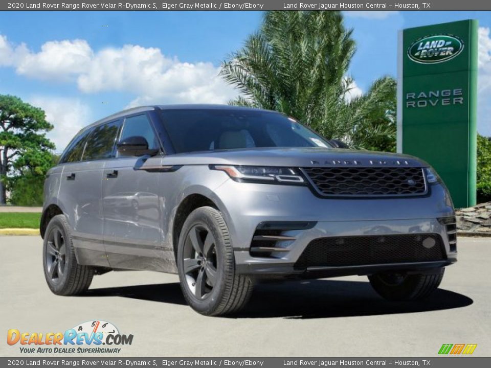 2020 Land Rover Range Rover Velar R-Dynamic S Eiger Gray Metallic / Ebony/Ebony Photo #5