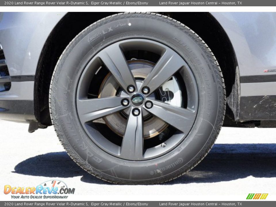 2020 Land Rover Range Rover Velar R-Dynamic S Eiger Gray Metallic / Ebony/Ebony Photo #8