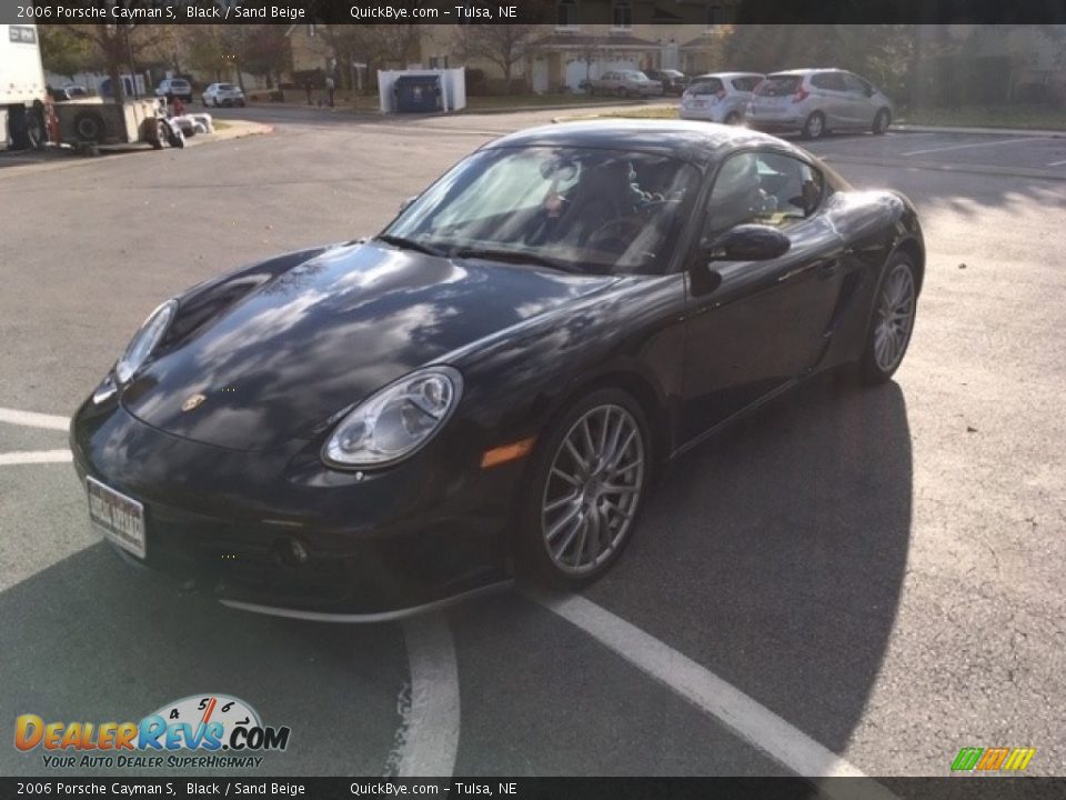 2006 Porsche Cayman S Black / Sand Beige Photo #1