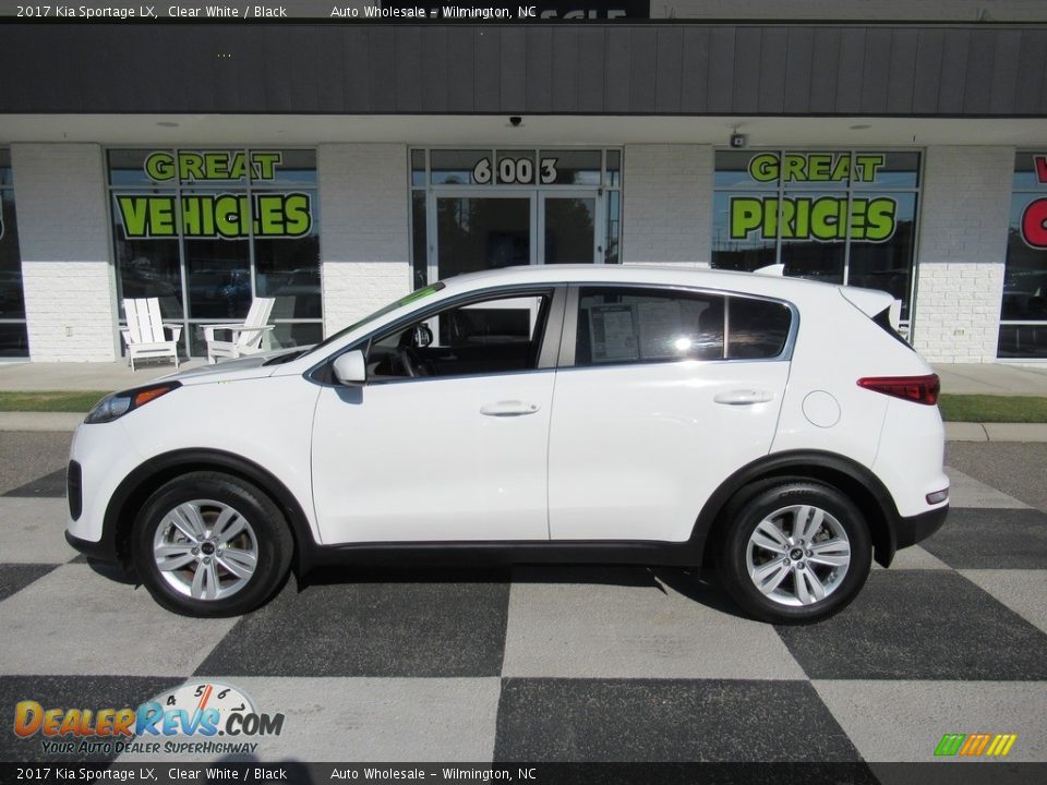 2017 Kia Sportage LX Clear White / Black Photo #1