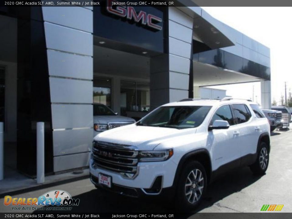 2020 GMC Acadia SLT AWD Summit White / Jet Black Photo #1