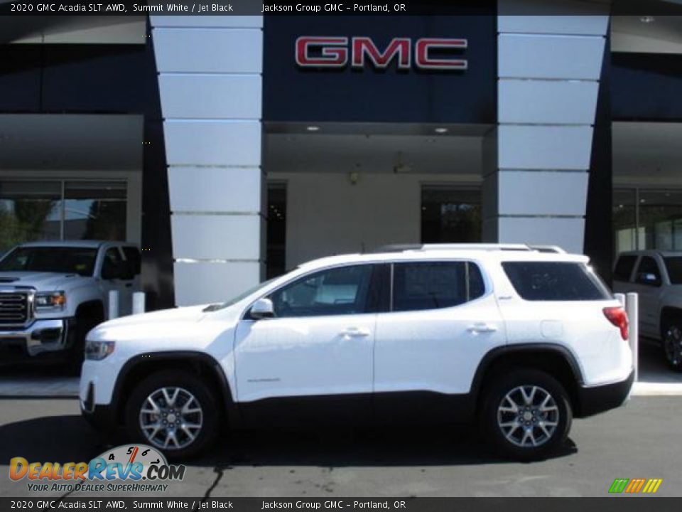 2020 GMC Acadia SLT AWD Summit White / Jet Black Photo #2