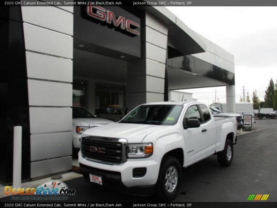 2020 GMC Canyon Extended Cab Summit White / Jet Black/Dark Ash Photo #1
