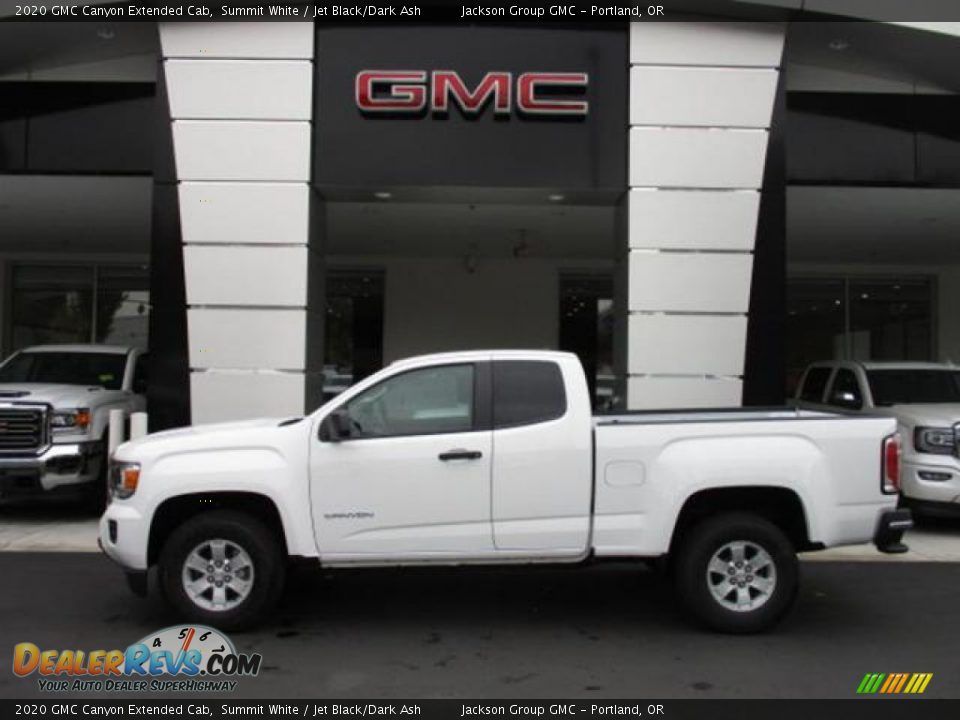 2020 GMC Canyon Extended Cab Summit White / Jet Black/Dark Ash Photo #2