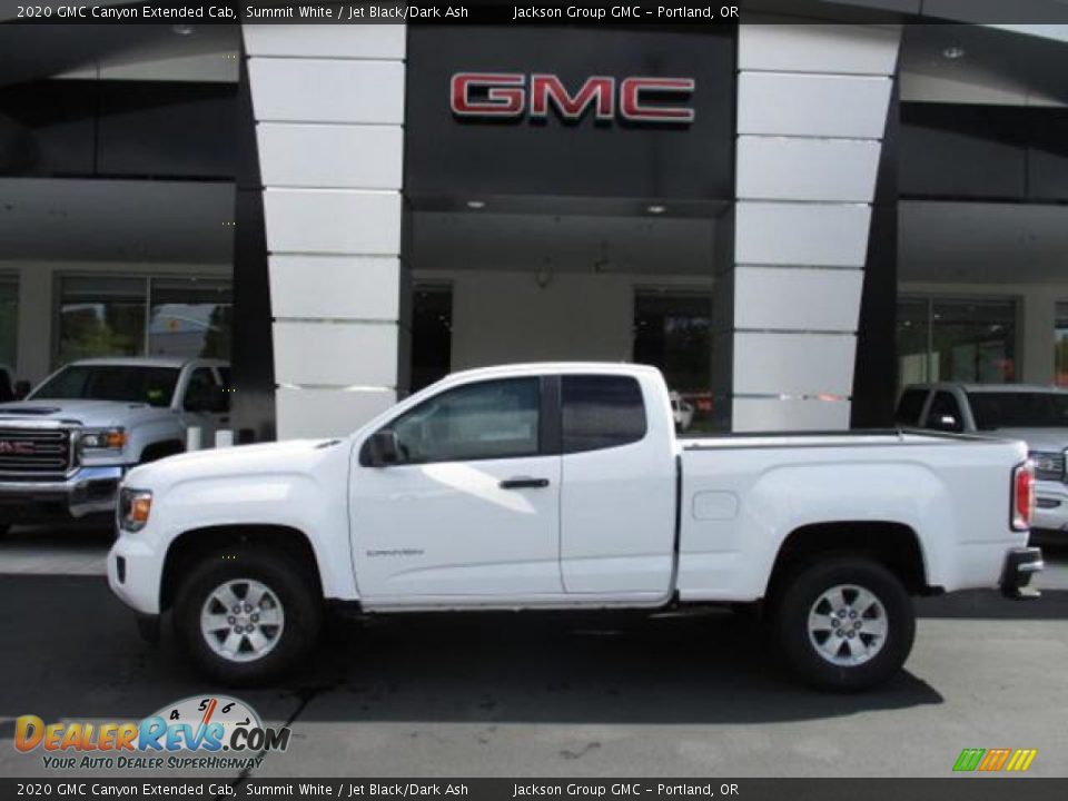 Summit White 2020 GMC Canyon Extended Cab Photo #2