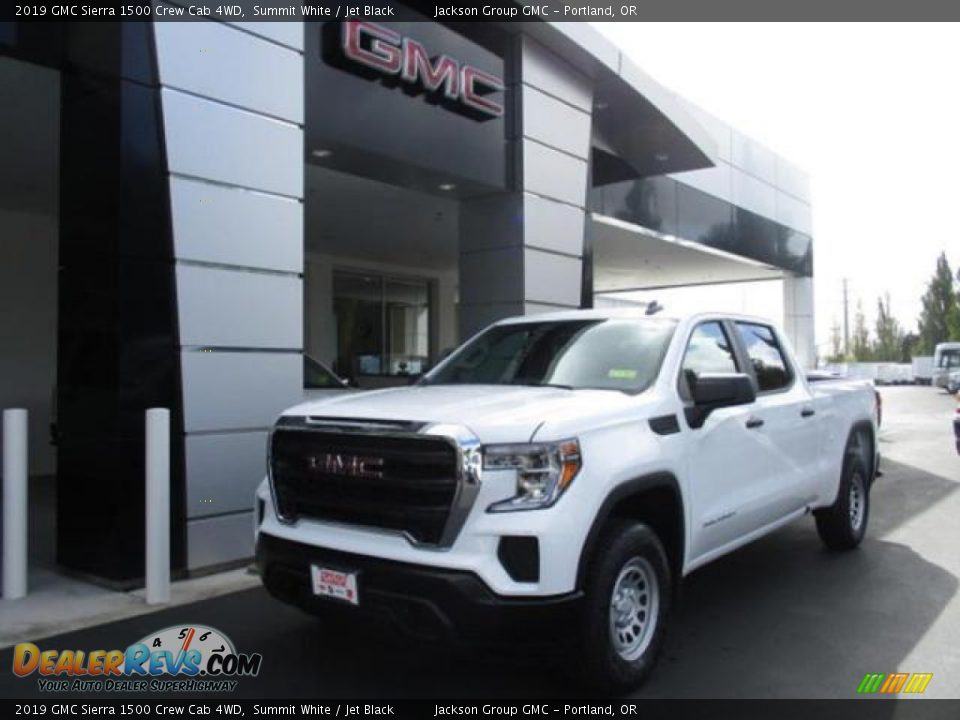 2019 GMC Sierra 1500 Crew Cab 4WD Summit White / Jet Black Photo #1