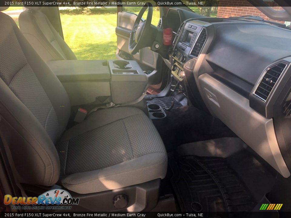 2015 Ford F150 XLT SuperCrew 4x4 Bronze Fire Metallic / Medium Earth Gray Photo #11