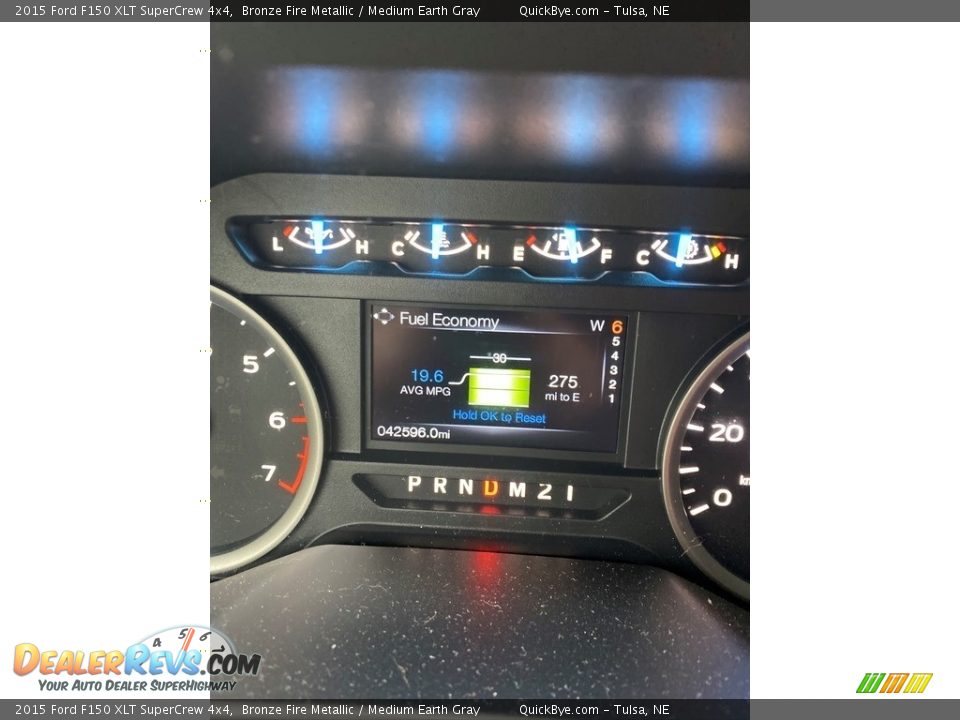 2015 Ford F150 XLT SuperCrew 4x4 Bronze Fire Metallic / Medium Earth Gray Photo #12