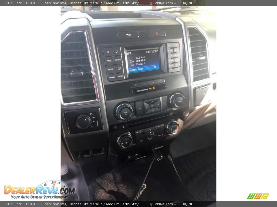 2015 Ford F150 XLT SuperCrew 4x4 Bronze Fire Metallic / Medium Earth Gray Photo #13