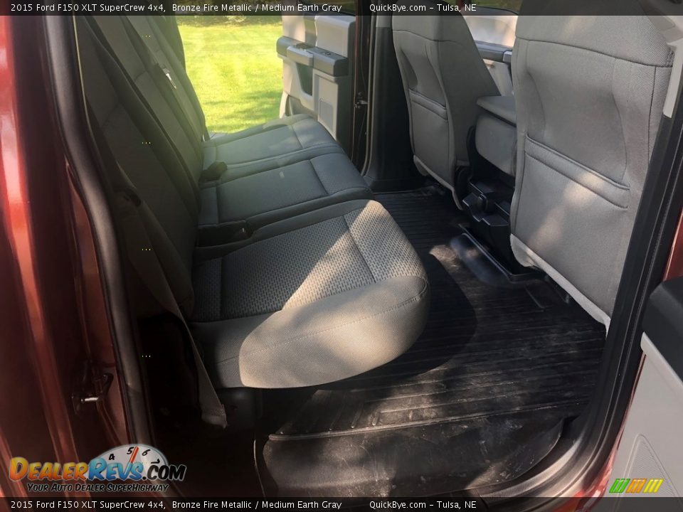 2015 Ford F150 XLT SuperCrew 4x4 Bronze Fire Metallic / Medium Earth Gray Photo #14